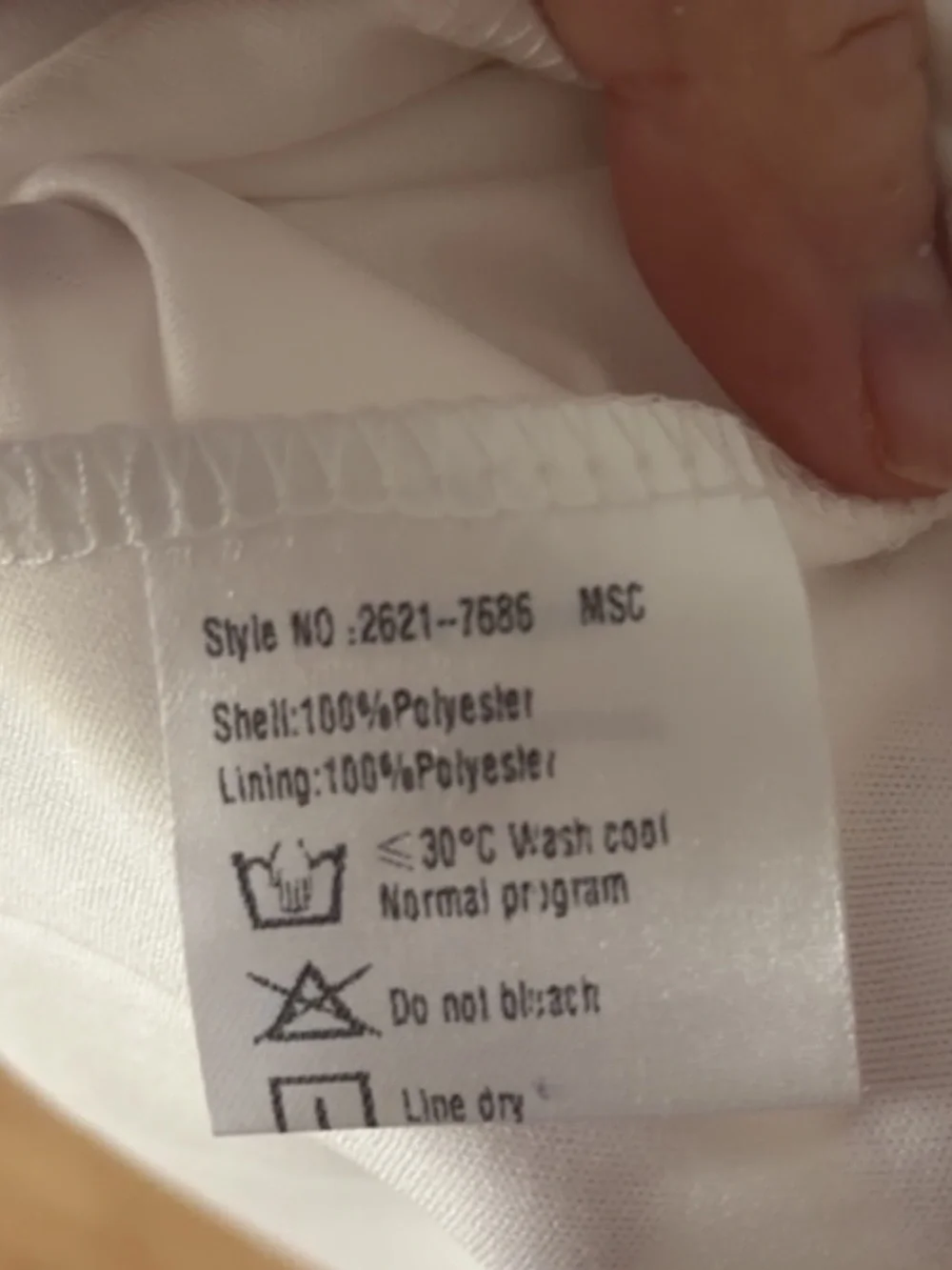 Lace Bodice White A-Line Dress
I package my clothing in weather proof bags. - Picture 7 of 9